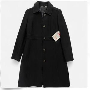 J. Crew Women's Classic Black Trench Coat